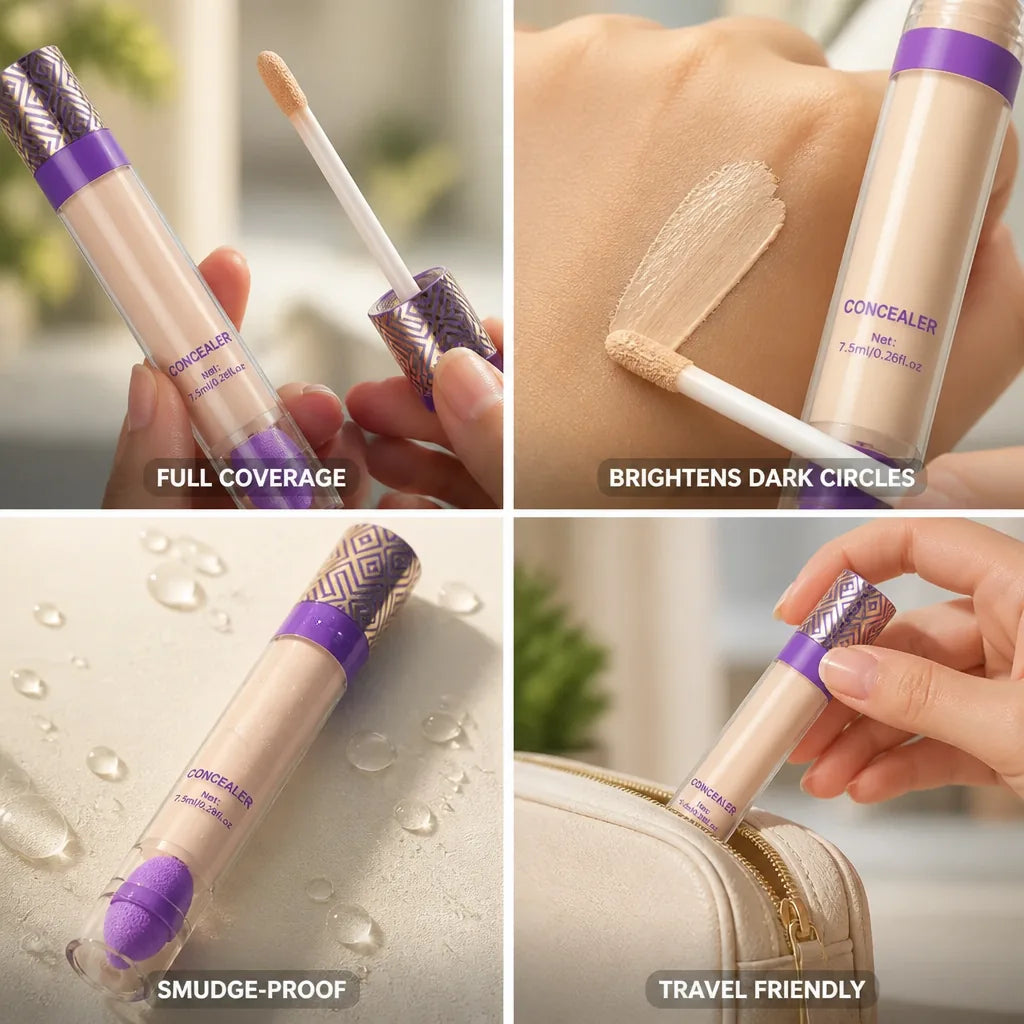 Concealer Duo Full-Coverage Brightening & Smudge-Proof