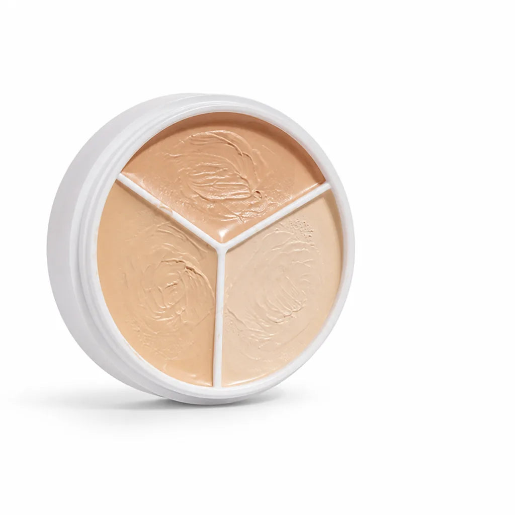 Concealer Palette Tri-Color Creamy Full-Coverage