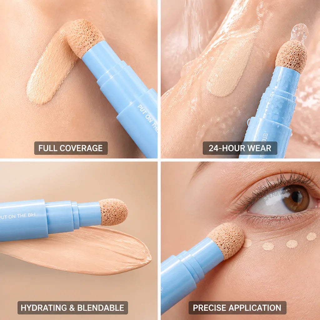 Concealer Pen Hydrating 24-Hour Full Coverage Fine-Tip Applicator