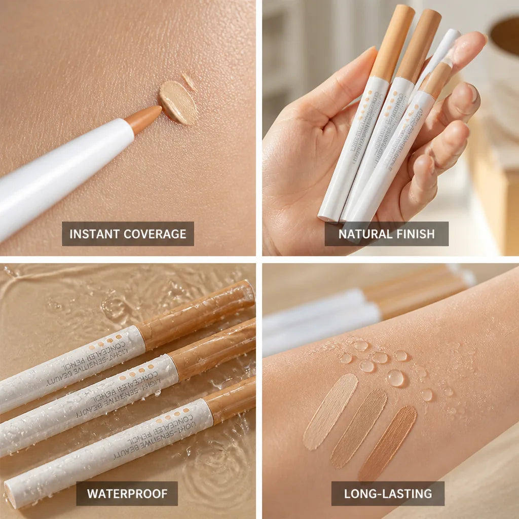 Concealer Stick Waterproof & Long-Lasting Natural Finish