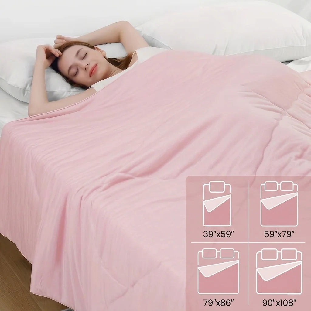 Cooling Blanket Lightweight & Breathable For Hot Sleepers