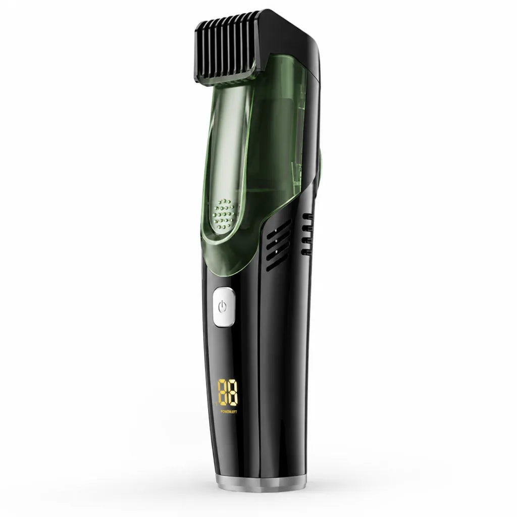 Cordless Shaver Built In Vacuum Stainless Steel Blades