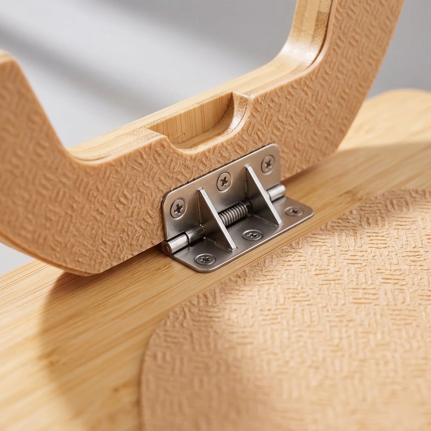 Couch Armrest Tray Table Bamboo Rotating Phone Holder