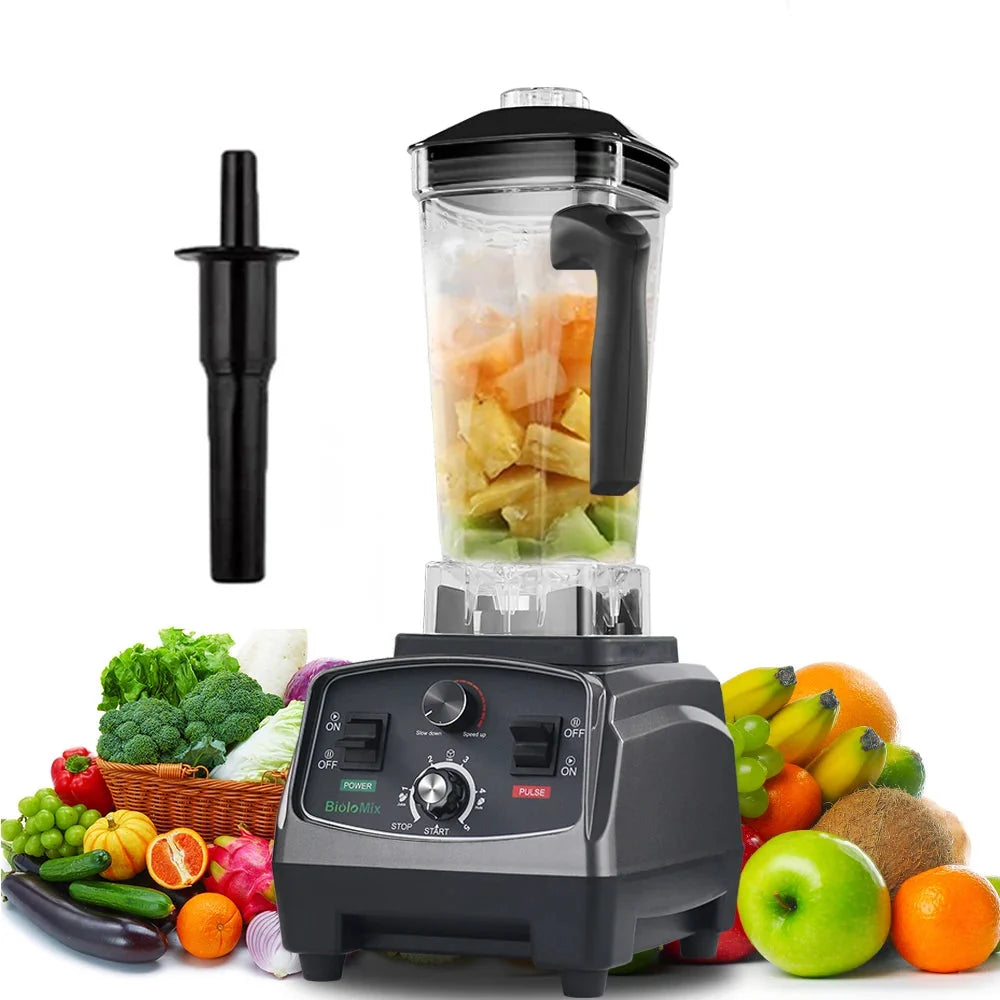 Countertop Blender 2,200W 6 Stainless Steel Blades