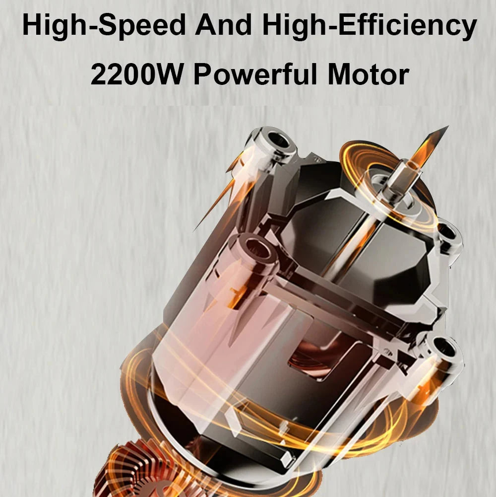 Countertop Blender 2,200W 6 Stainless Steel Blades
