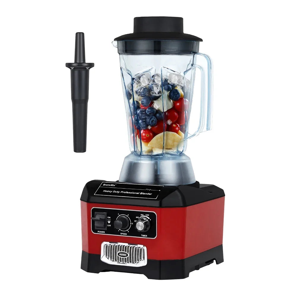 Countertop Blender 2200W Stainless Steel Blades 2L BPA-Free