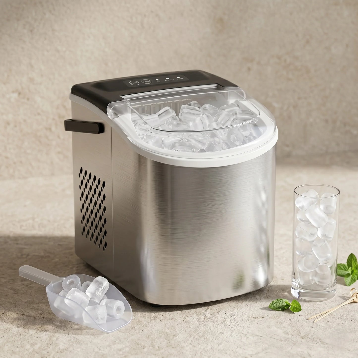 Countertop Ice Maker Fast Ice Production Self-Cleaning Portable