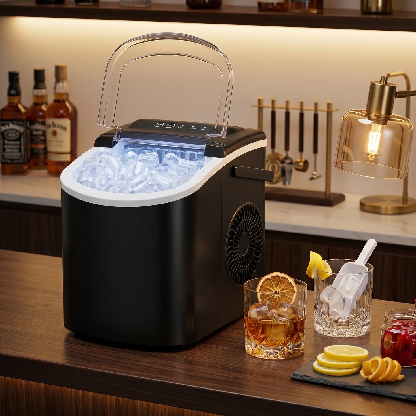 Countertop Ice Maker Fast Ice Production Self-Cleaning Portable