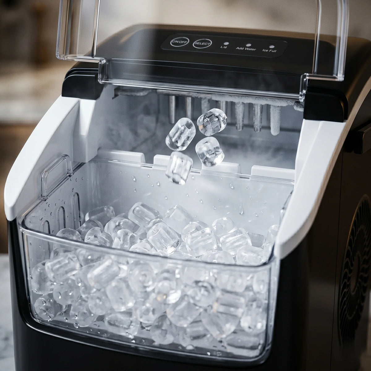 Countertop Ice Maker Fast Ice Production Self-Cleaning Portable