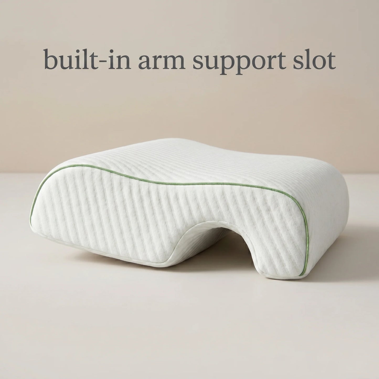 Couples Pillow Arm Cutout Left & Right Pressure Relief