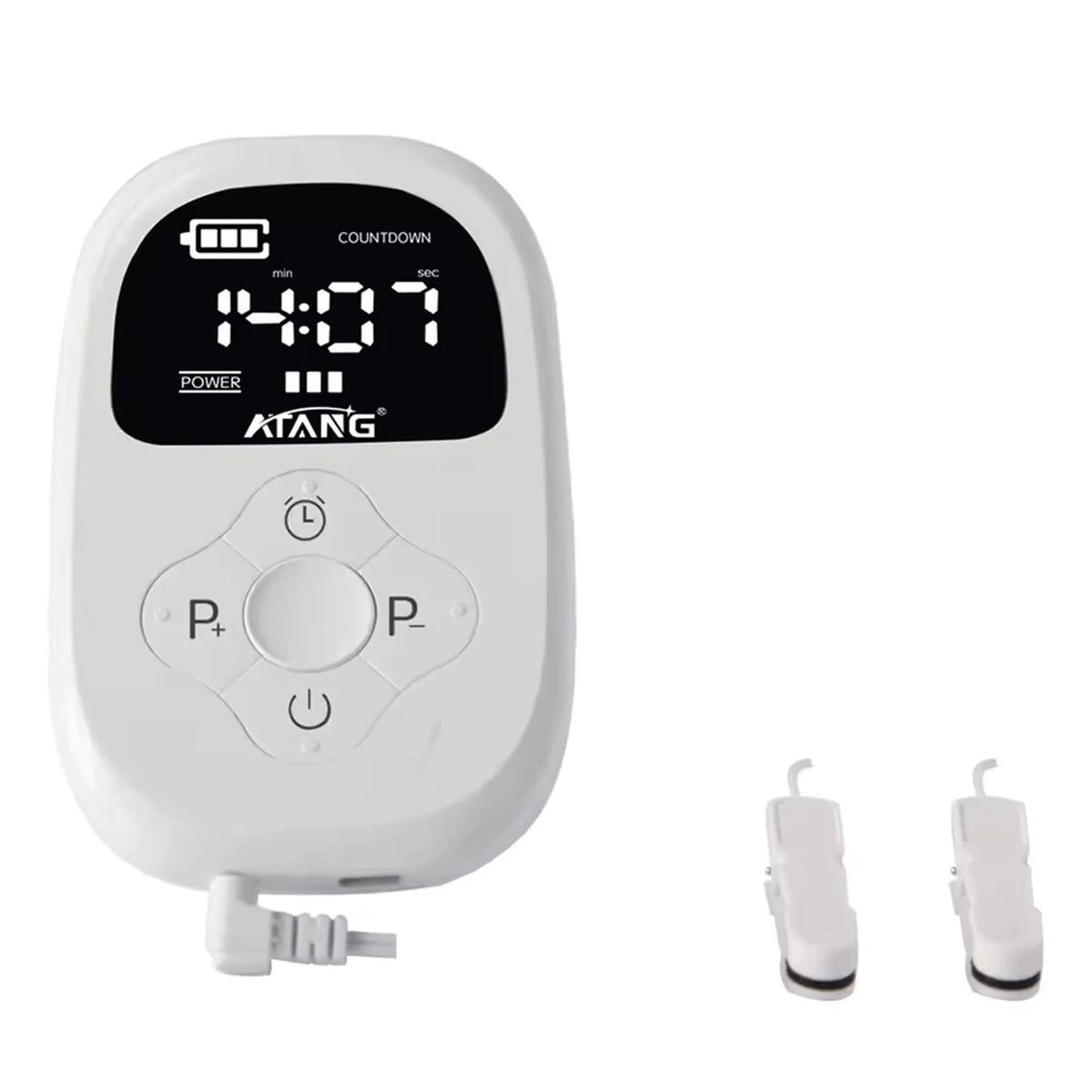 Cranial Electrotherapy Device Rechargeable Portable Adjustable Settings