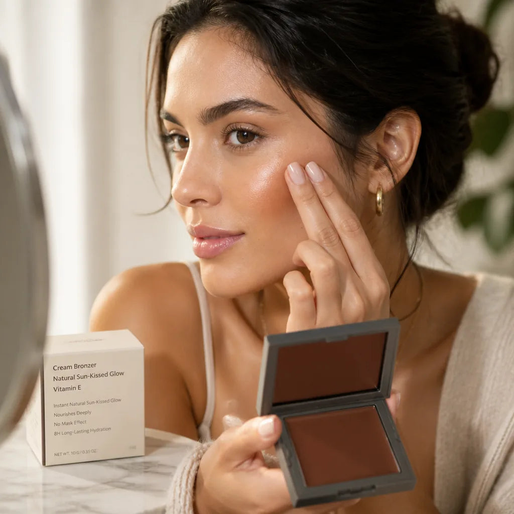 Cream Bronzer Natural Sun-Kissed Glow Vitamin E