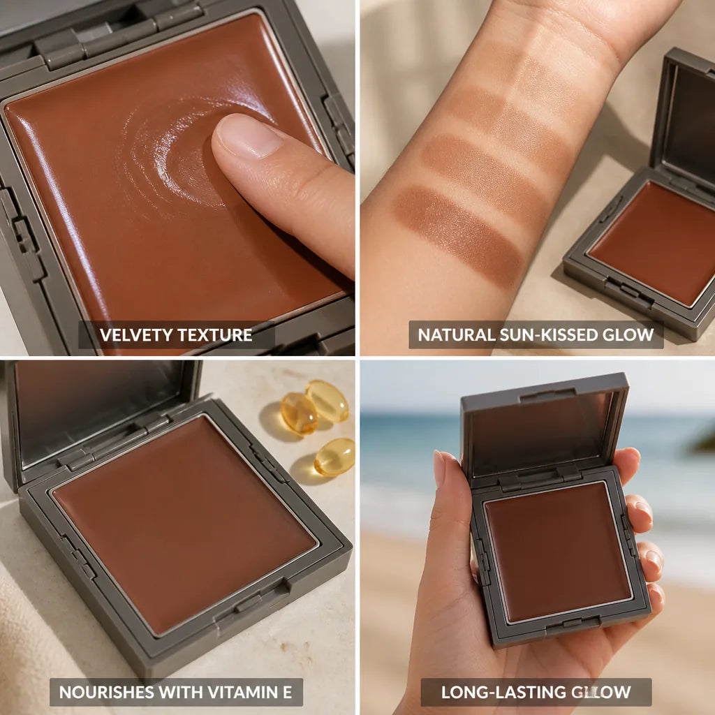 Cream Bronzer Natural Sun-Kissed Glow Vitamin E