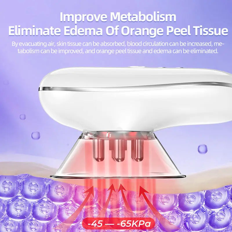 Cupping Device Microcurrent & LED Square & Round Cups