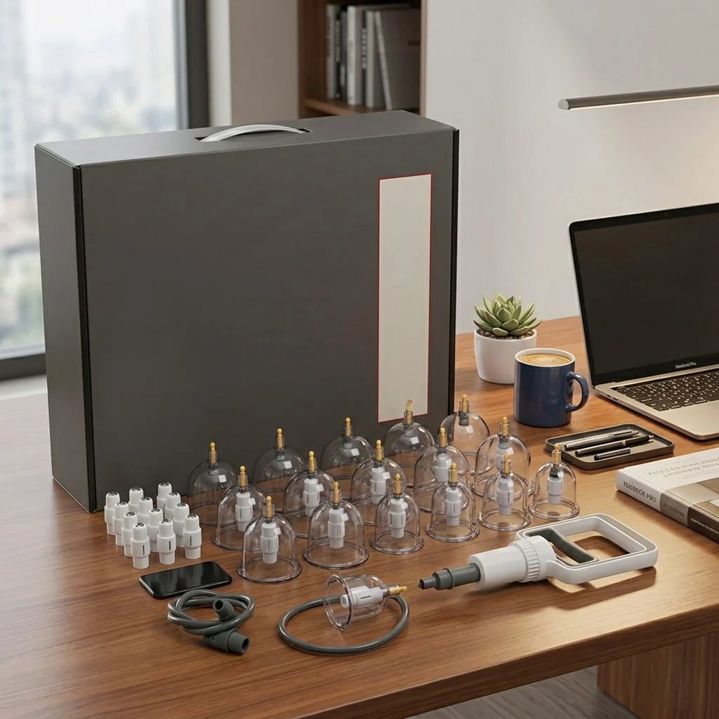 Cupping Massage Set Hand Pump 12 Or 24 PCS