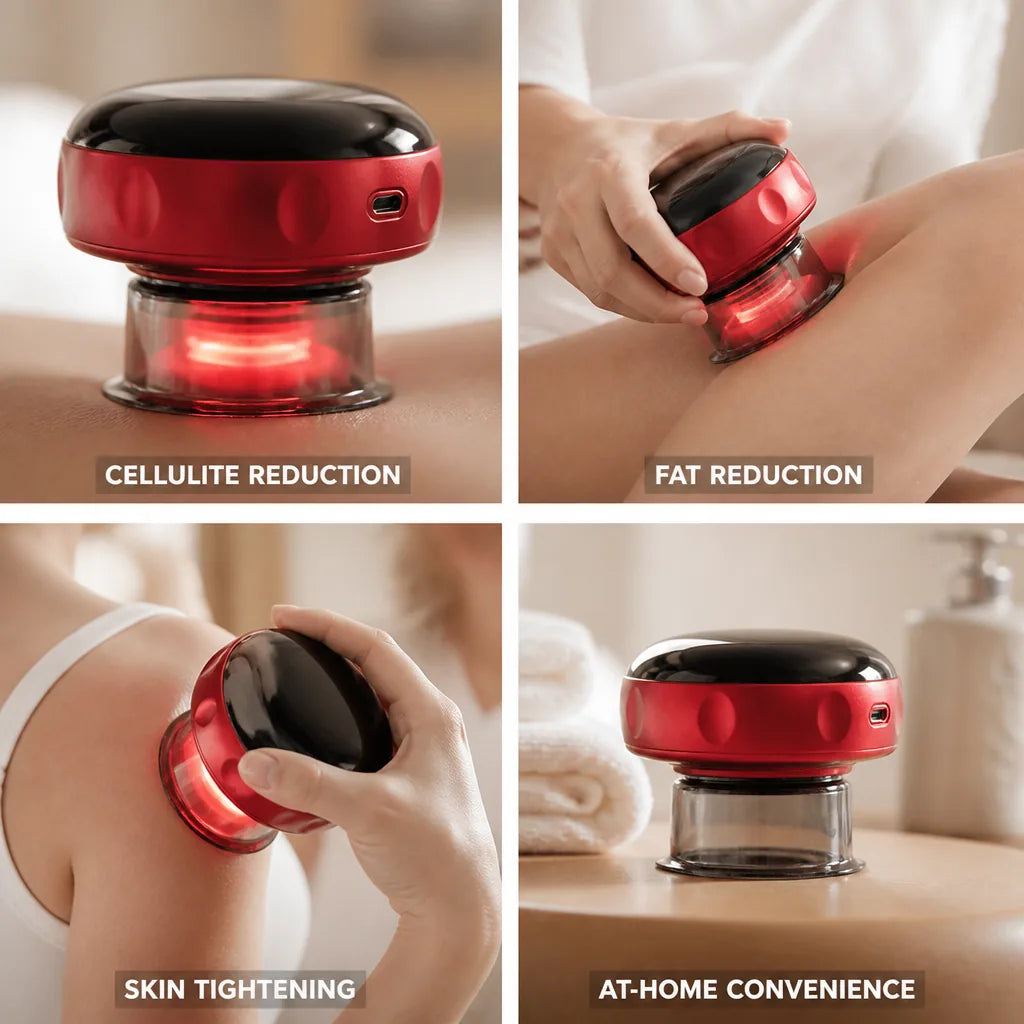 Cupping Massager 3-in-1 At-Home Cellulite Reduction & Skin Tightening