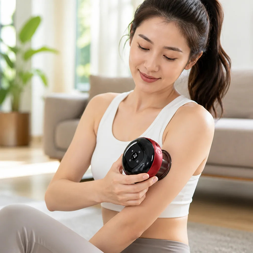 Cupping Massager Cordless Vacuum Suction & Heat Therapy