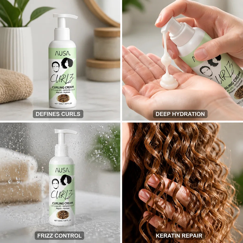 Curl Defining Cream Hydrating & Lightweight Keratin Repair 50 ml