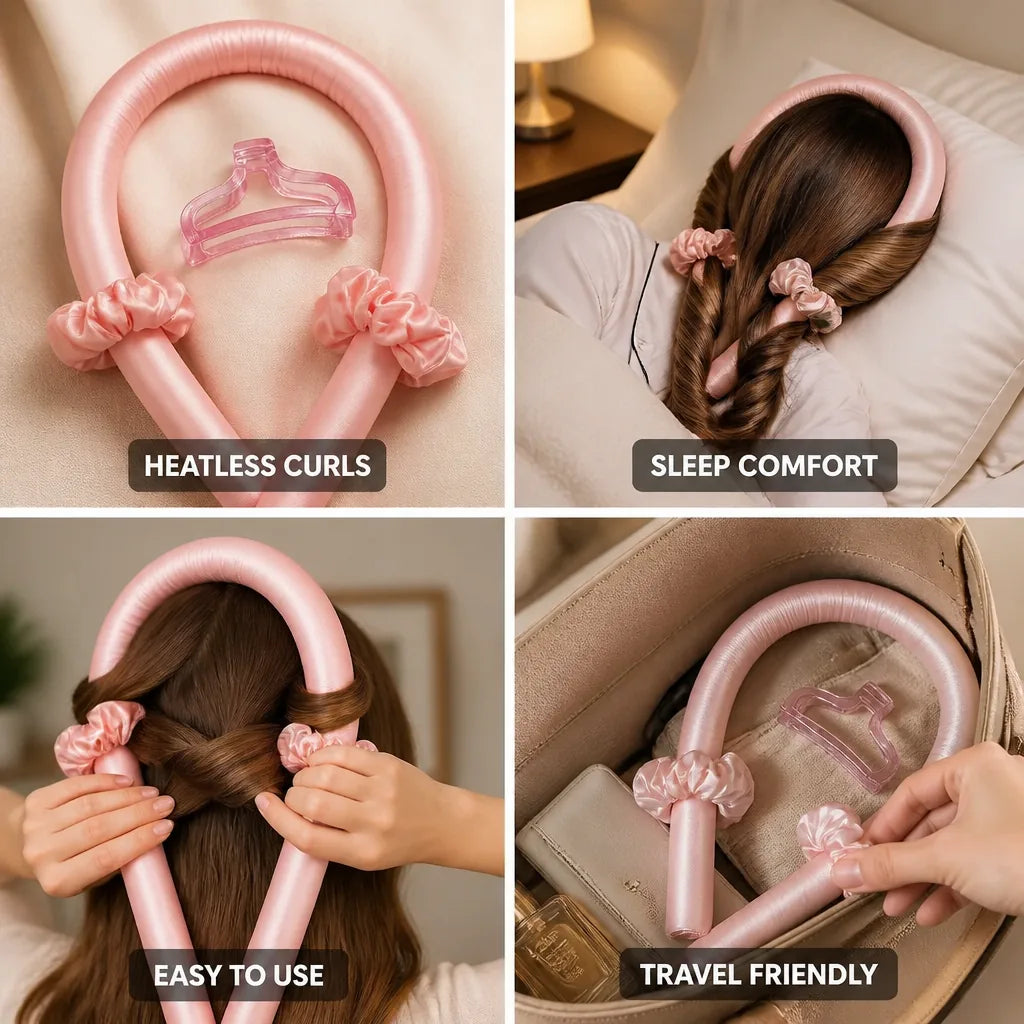 Curling Headband Heatless Overnight Sponge & Cotton