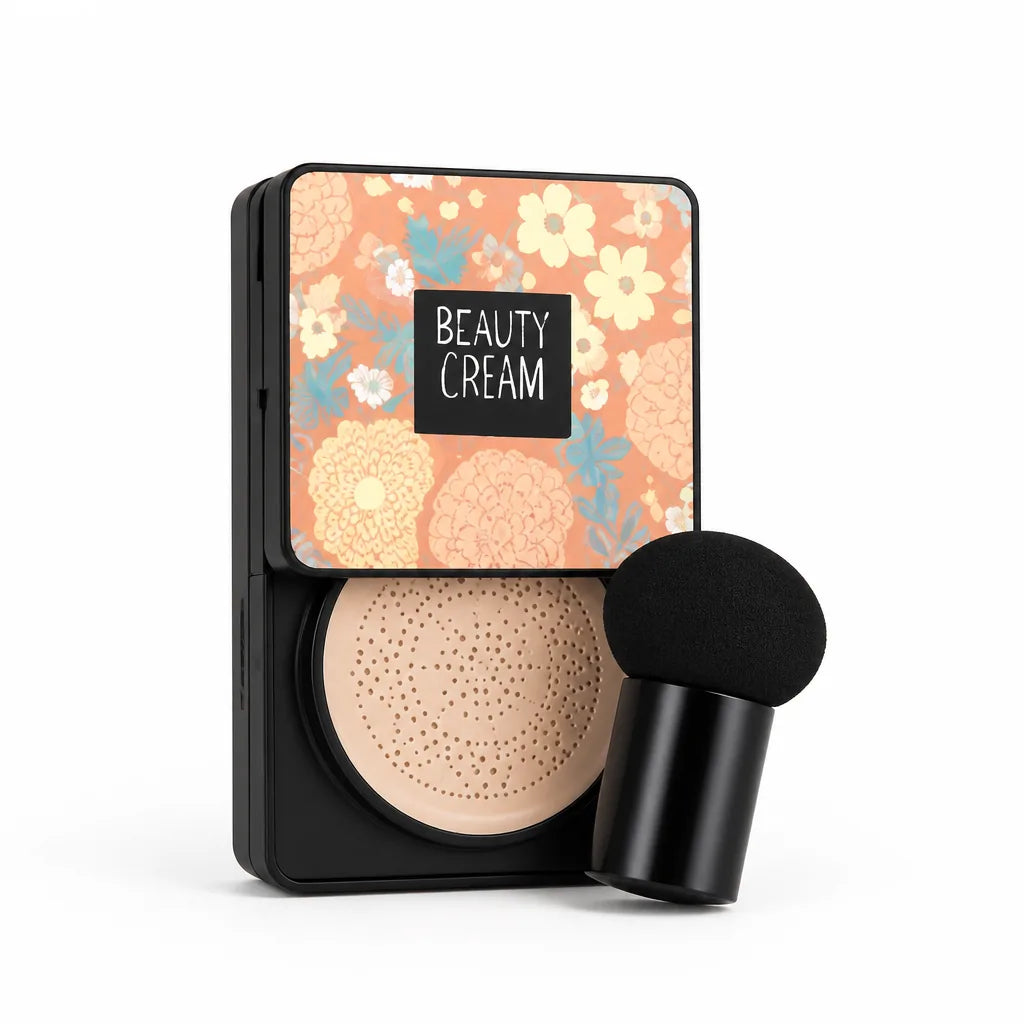 Cushion Compact Mushroom Applicator Hydrating & Waterproof