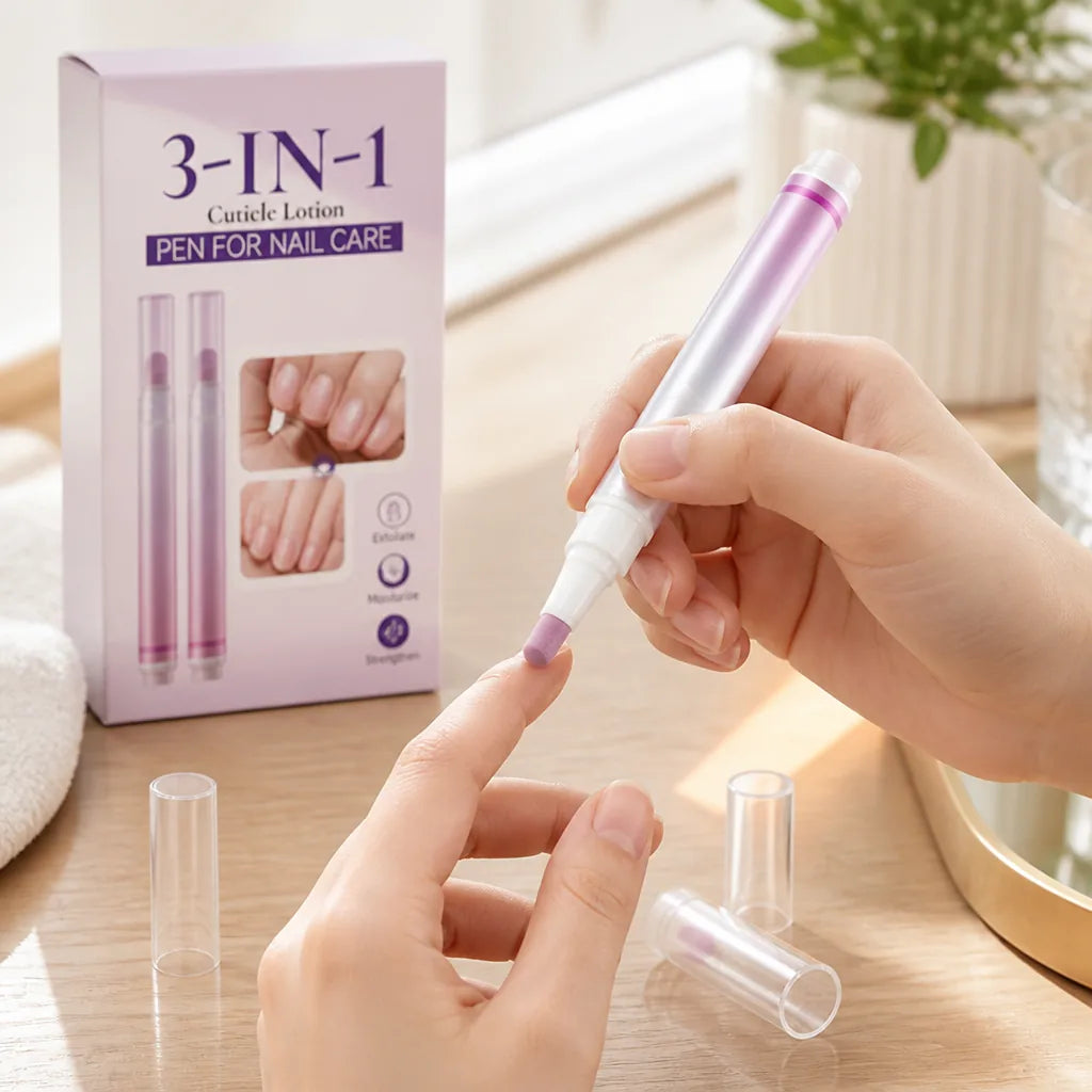 Cuticle Pen 3-in-1 Ceramic Exfoliating Tip & Nourishing Oils
