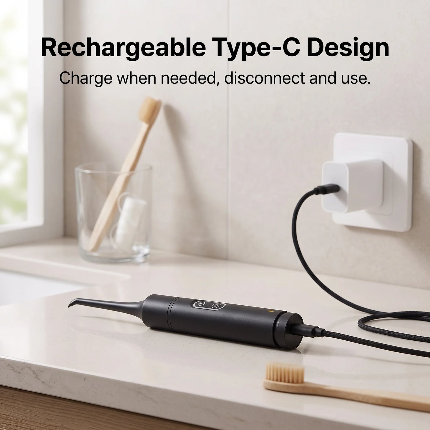 Dental Cleaning Tool Rechargeable Brush & Flosser