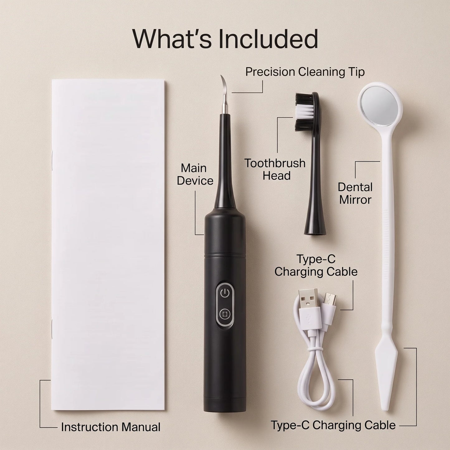 Dental Cleaning Tool Rechargeable Brush & Flosser