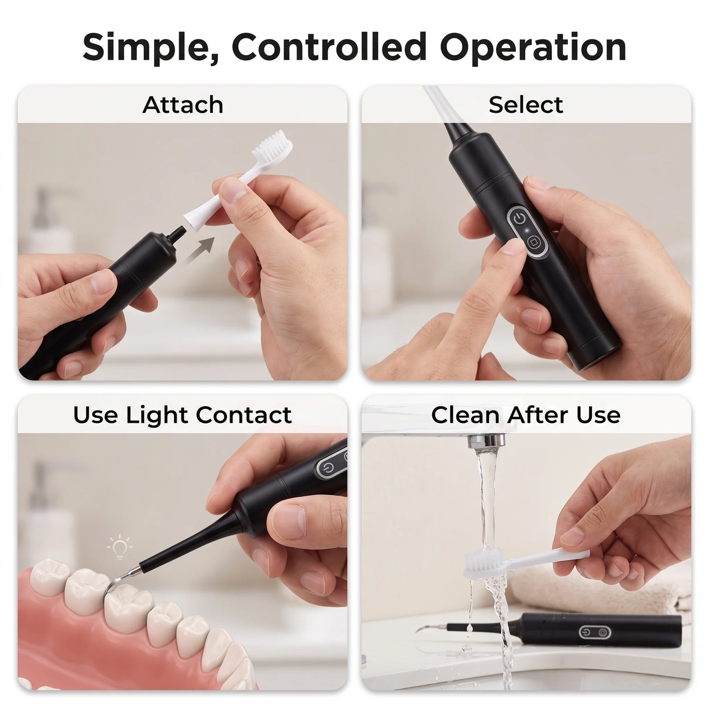 Dental Cleaning Tool Rechargeable Brush & Flosser