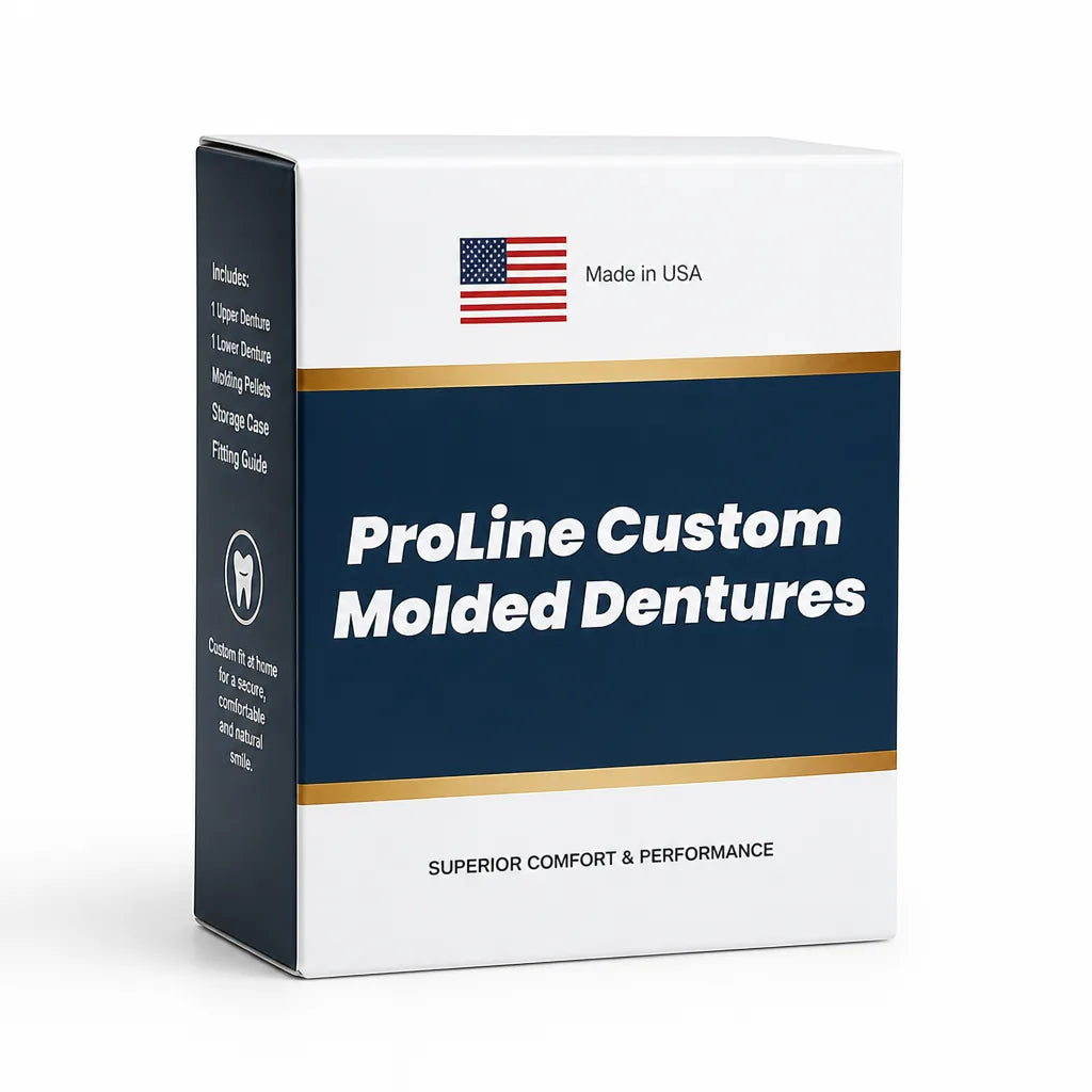 Dentures Custom-Fit Home Molding Upper & Lower