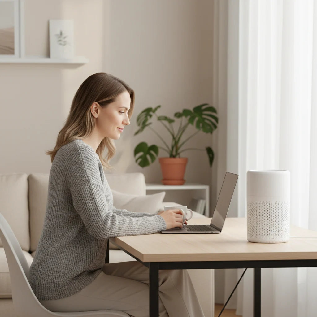 Desktop Air Purifier True HEPA & Activated Carbon USB Powered