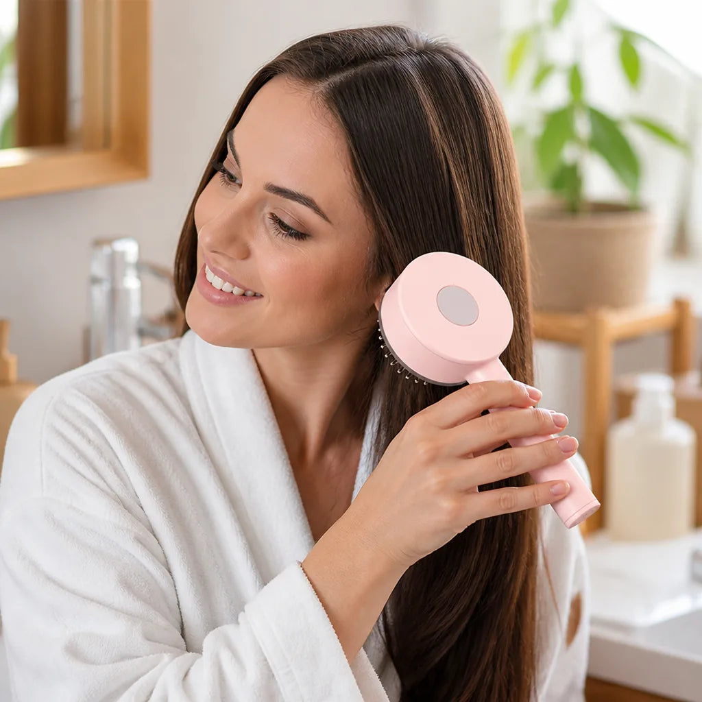 Detangling Brush 3D Air Cushion Push To Clean Button