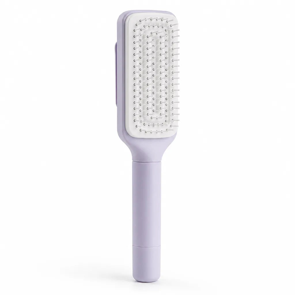 Detangling Brush Rotating Head Anti-Static & Self-Cleaning