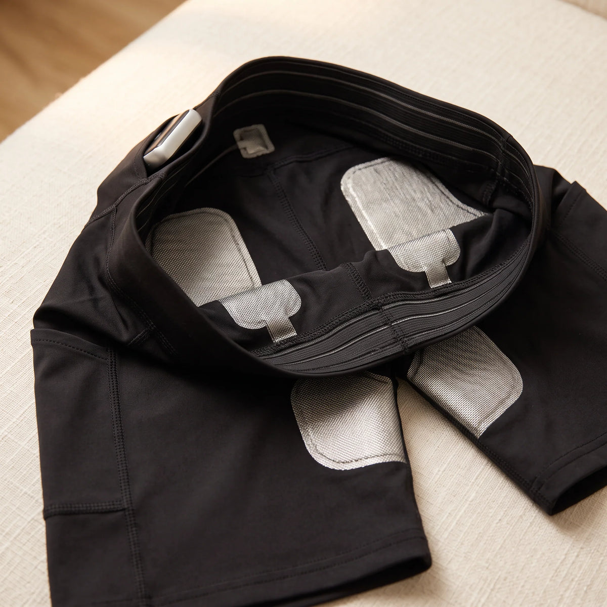 EMS Toning Shorts Built-In Pads & Removable USB Unit