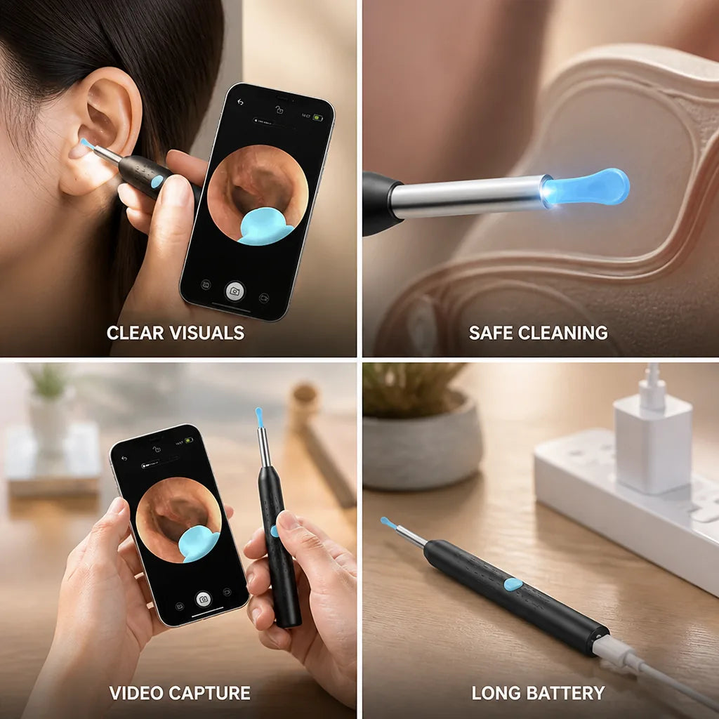 Ear Cleaner Camera Video Capture Long Battery