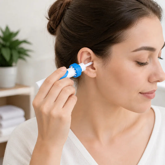Ear Cleaner Cordless Gentle Suction & Silicone Tip