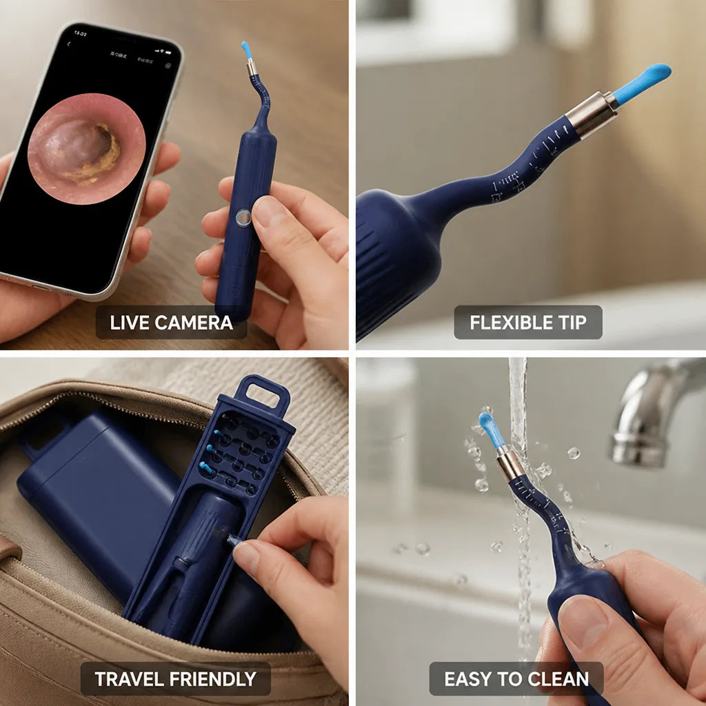 Ear Cleaner Live Camera Flexible Tip