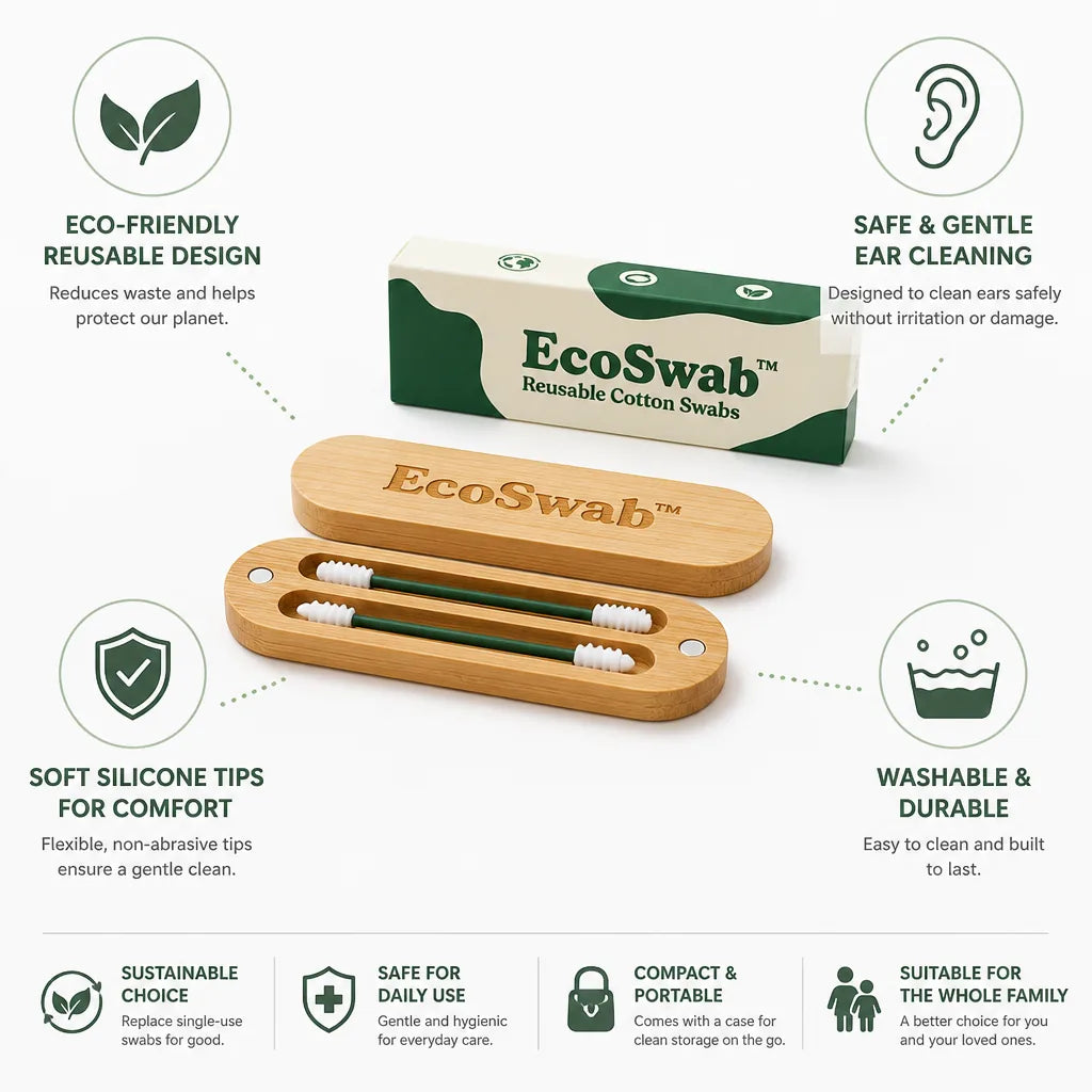 Ear Cleaner Reusable Silicone Eco-Friendly