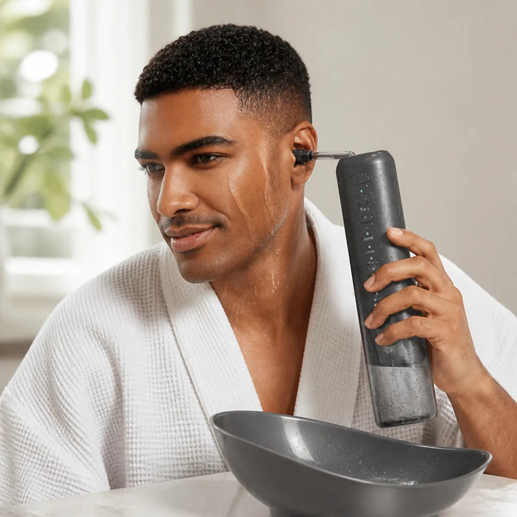 Ear Cleaner Water-Powered Triple Spray Rechargeable 250ml