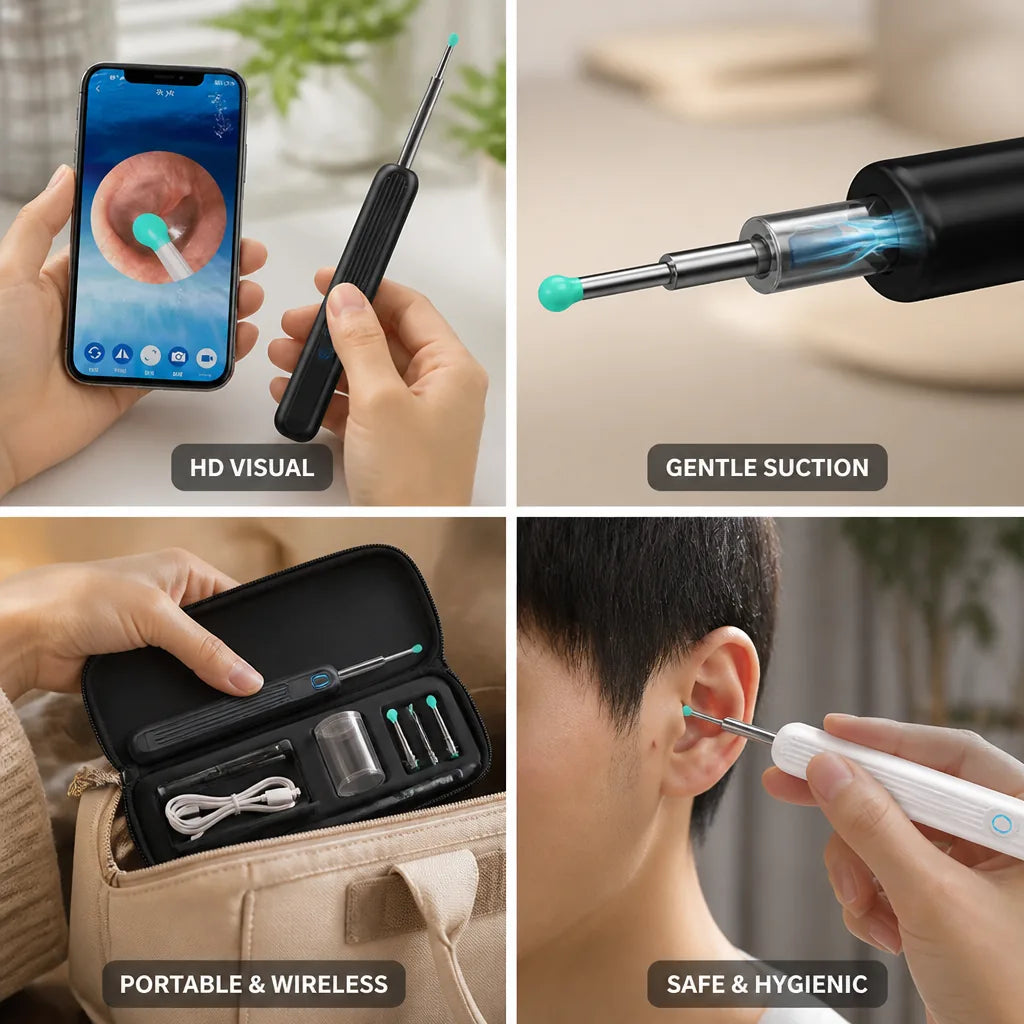 Ear Cleaner WiFi HD Camera Gentle Suction