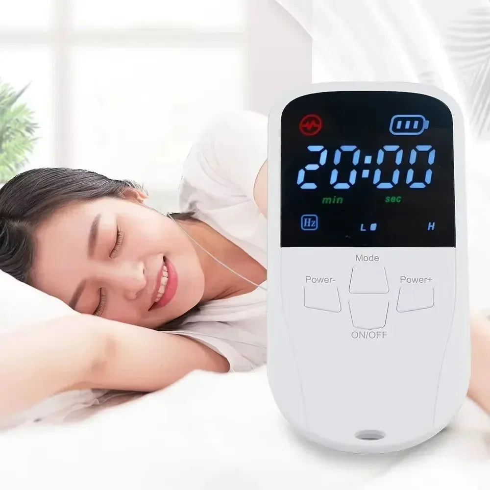 Ear Clip Stimulator Battery-Powered 30-Minute Timer