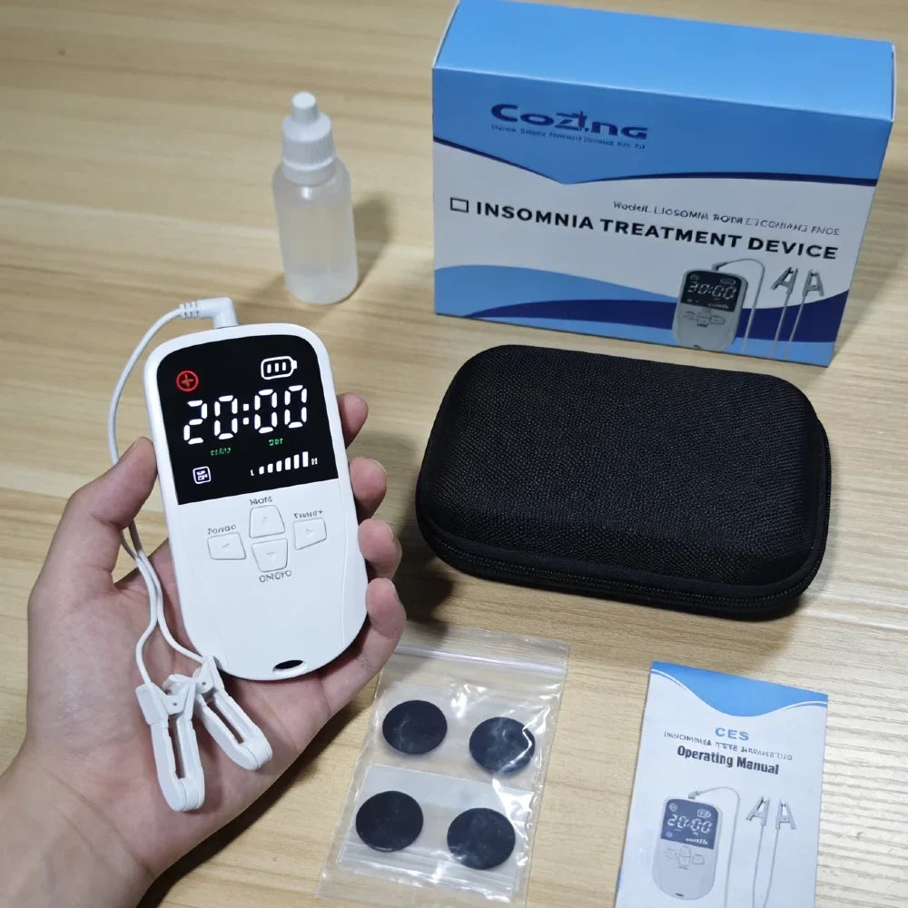 Ear Clip Stimulator Battery-Powered 30-Minute Timer