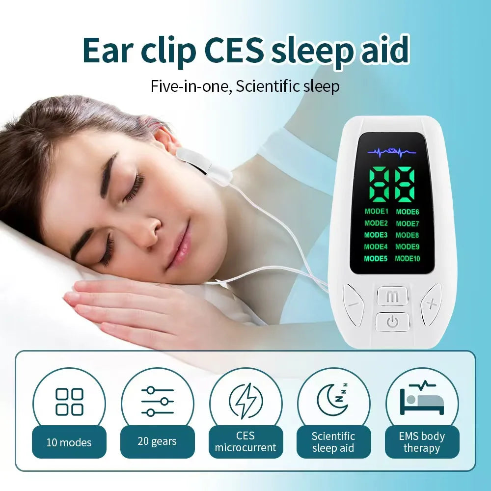Ear-Clip Stimulator Compact Clip Electrode Home Use