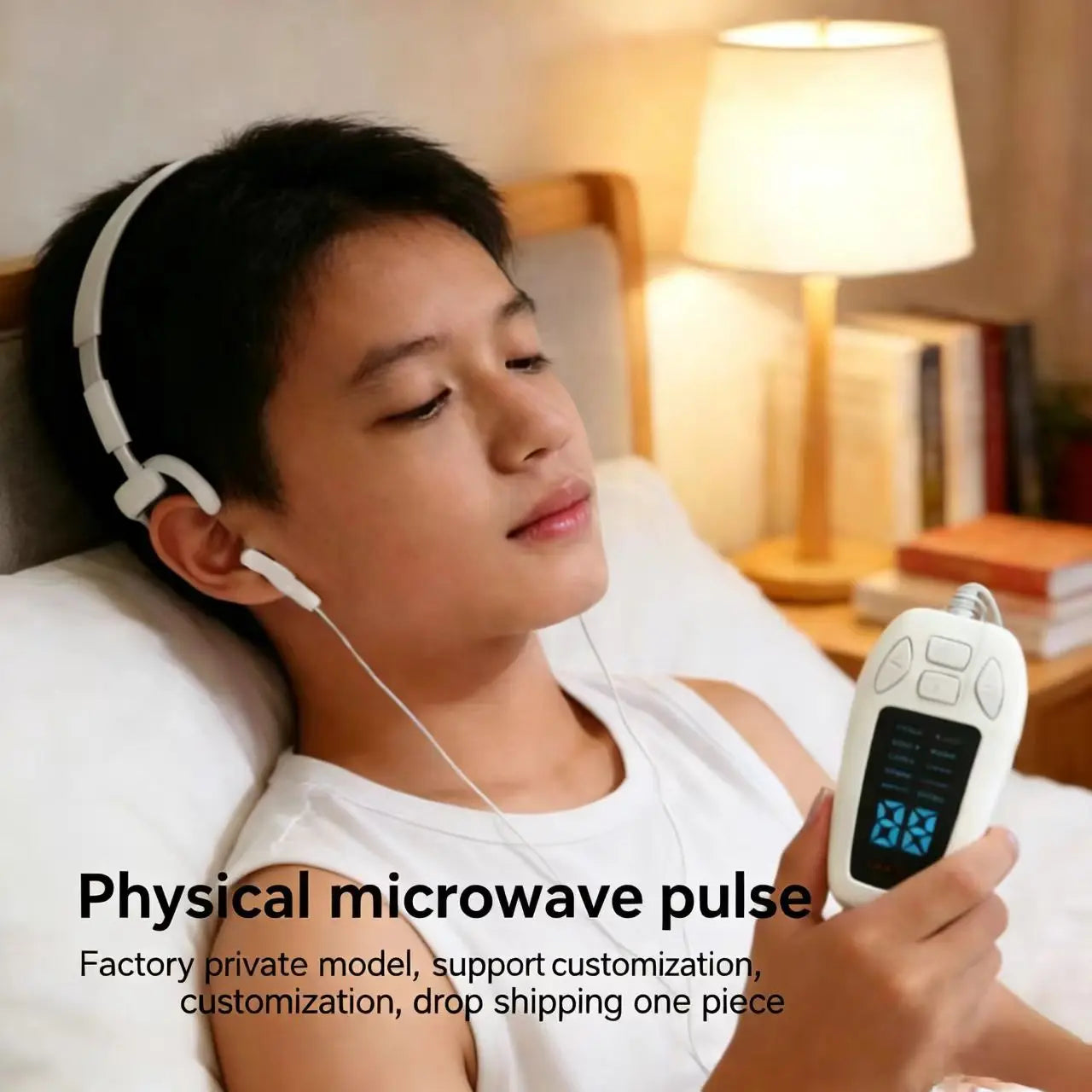 Ear-Clip Stimulator Compact Clip Electrode Home Use