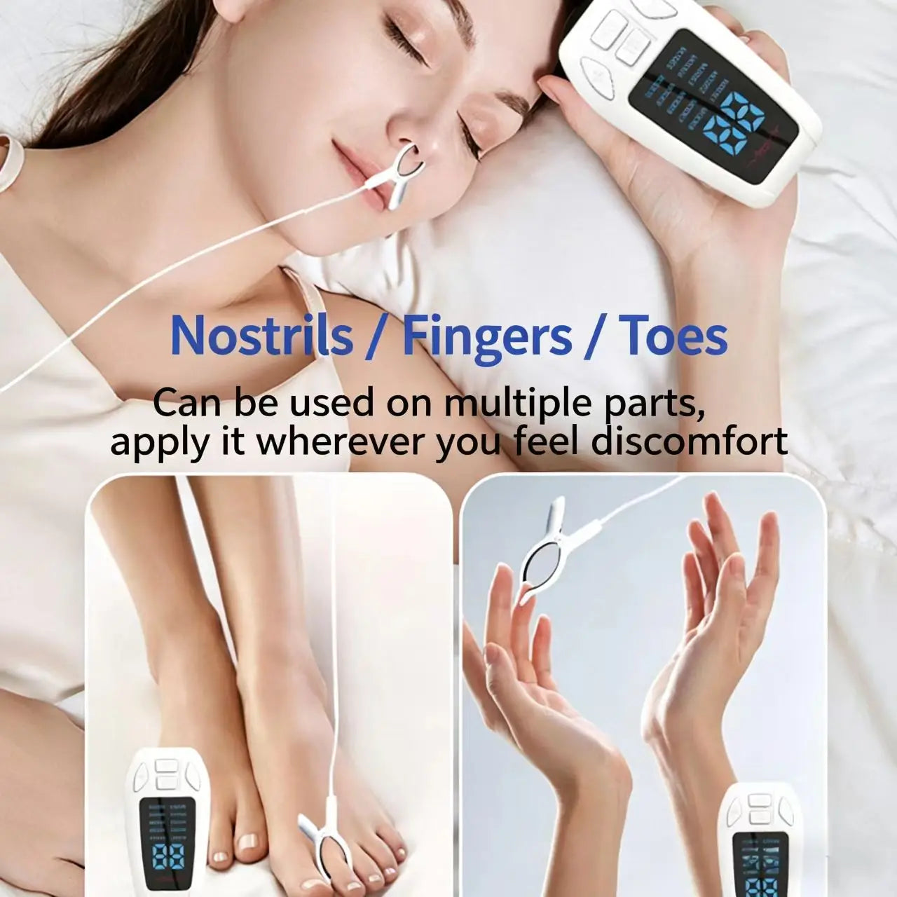 Ear-Clip Stimulator Compact Clip Electrode Home Use