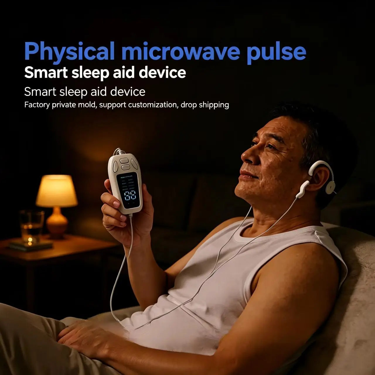 Ear-Clip Stimulator Compact Clip Electrode Home Use
