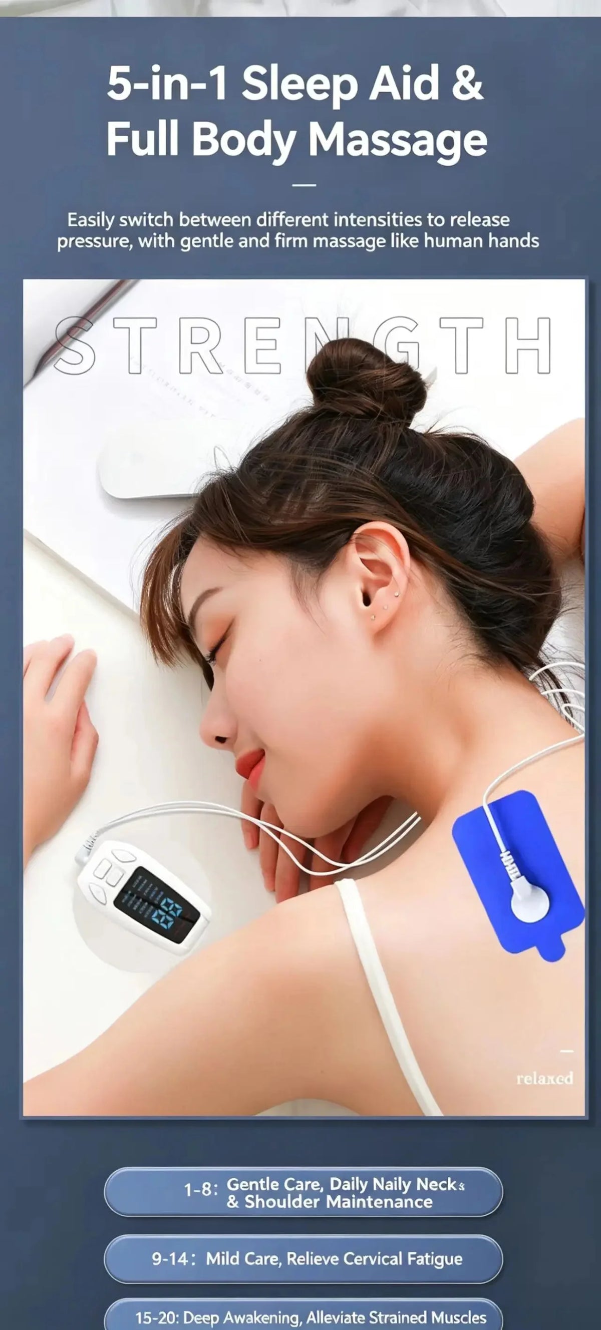 Ear-Clip Stimulator Compact Clip Electrode Home Use