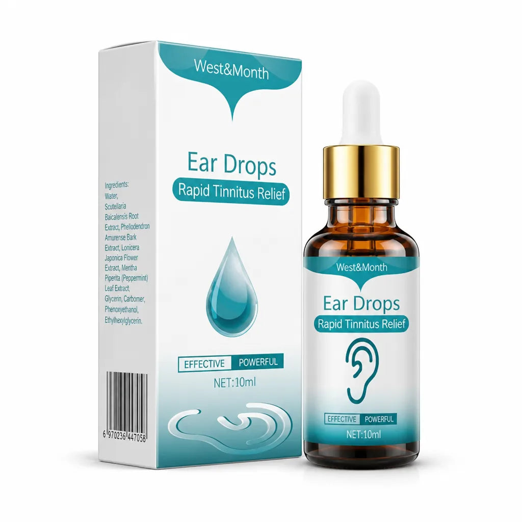 Ear Drops Rapid Tinnitus Relief Organic Extracts