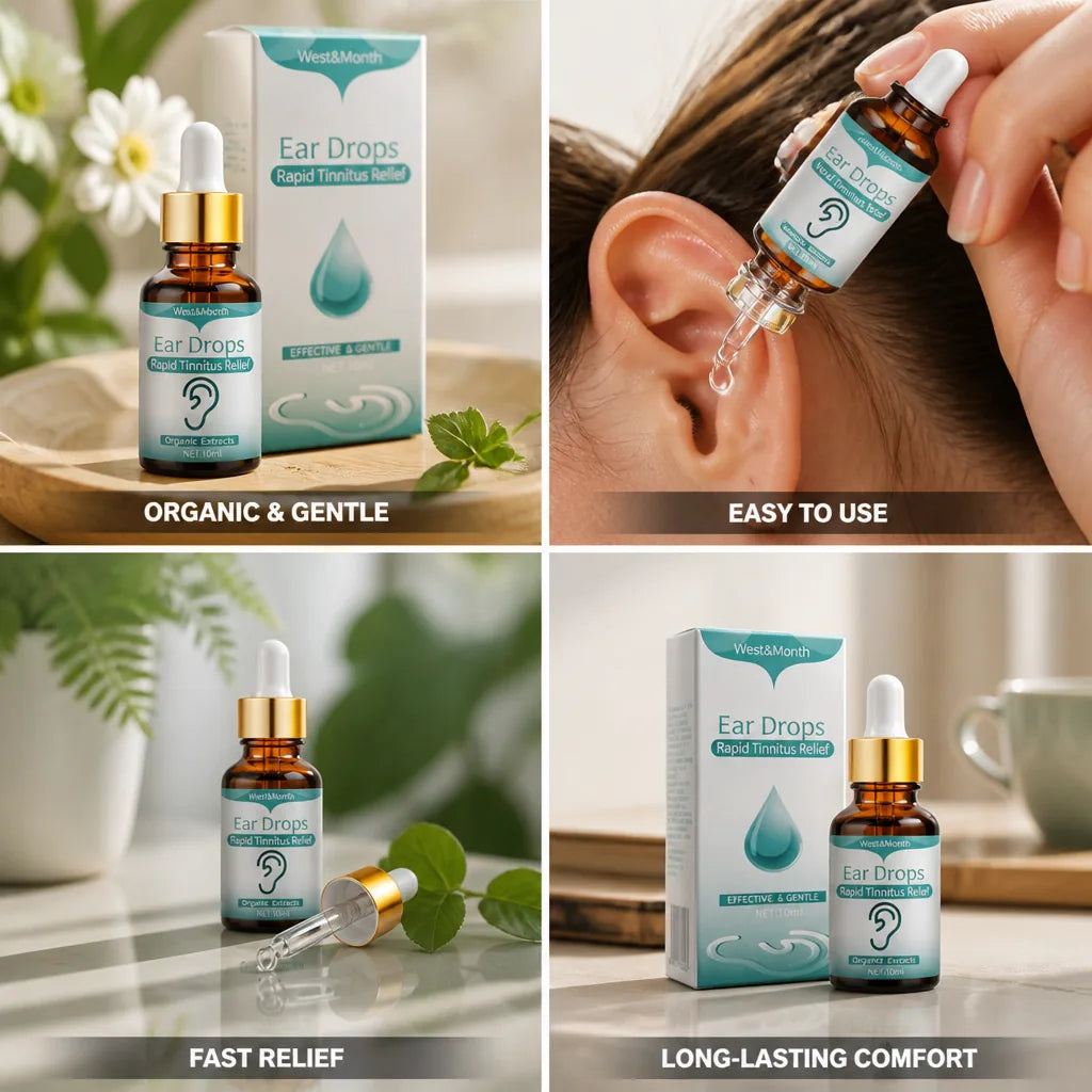Ear Drops Rapid Tinnitus Relief Organic Extracts