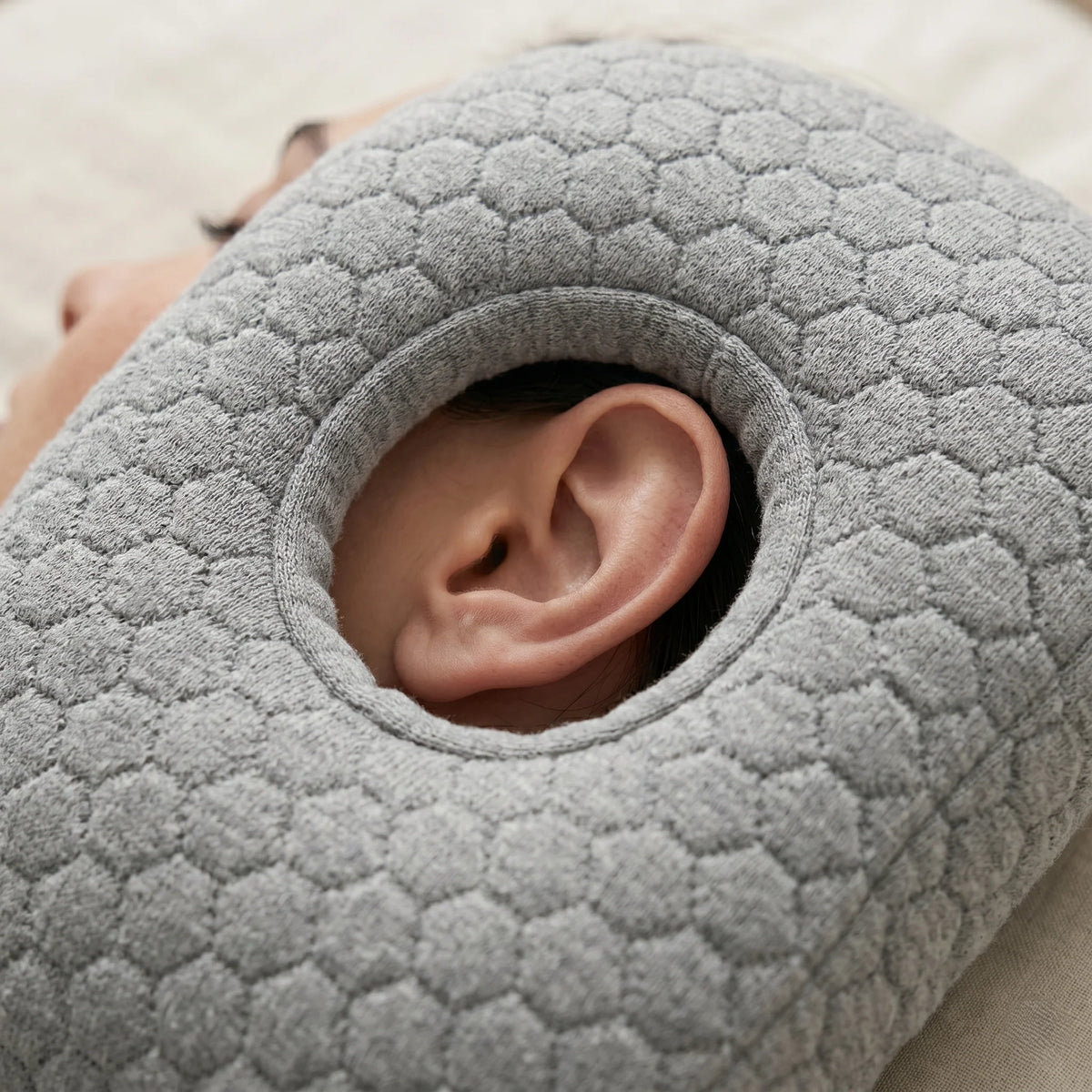 Ear Piercing Pillow Memory Foam & Hypoallergenic Cover