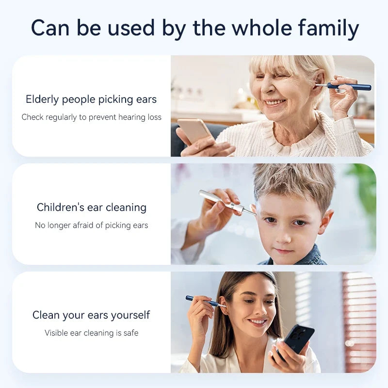 Ear Wax Removal Tool 12MP HD Wi‑Fi